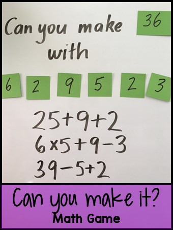 Can you make it math game (3)