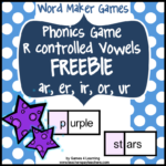 Word Maker r Controlled Freebie