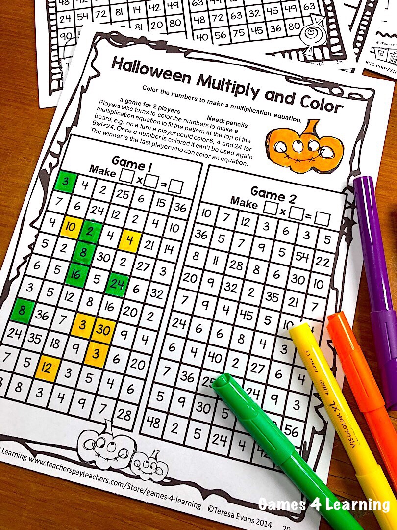 Halloween Math Games