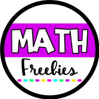 Welcome to my Math Freebies Page!