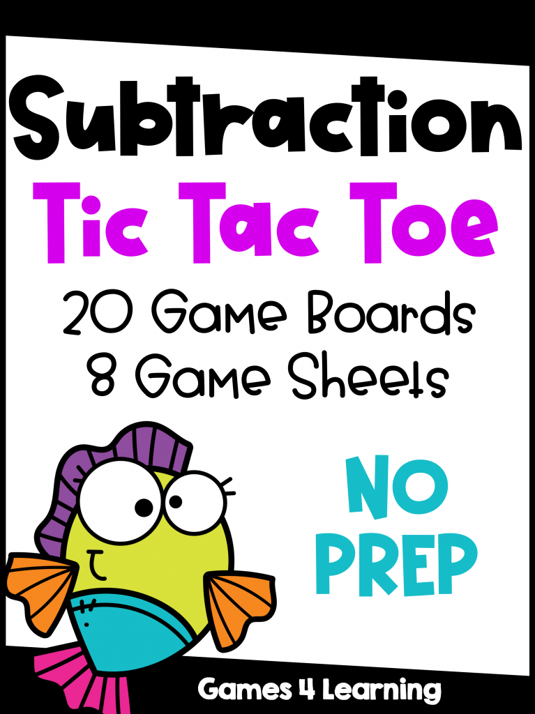 Tic Tac Toe Math Games