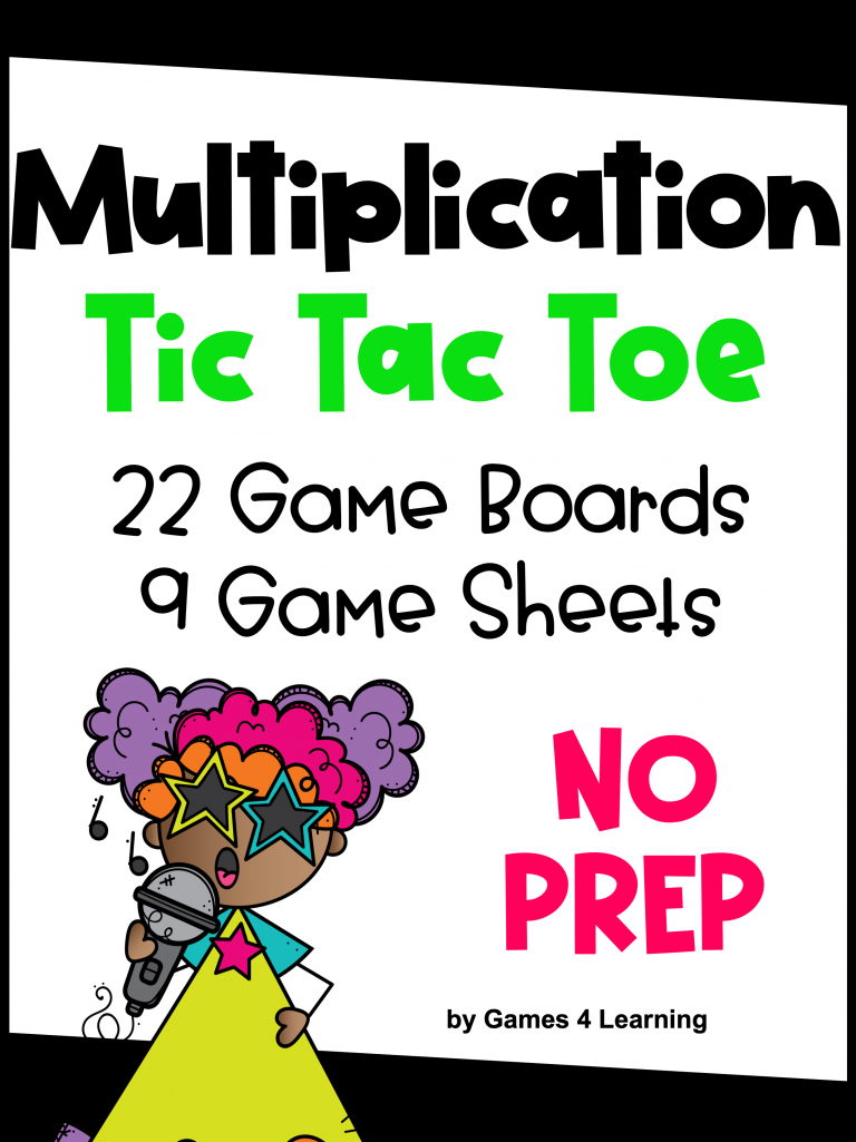 Tic Tac Toe Math Games